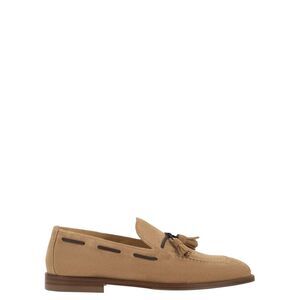 Brunello Cucinelli Men Suede Loafers With Tassels